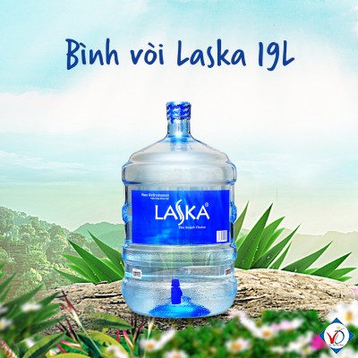 Nước Laska bình 19l