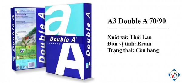 Giấy A3 Double A 70/90
